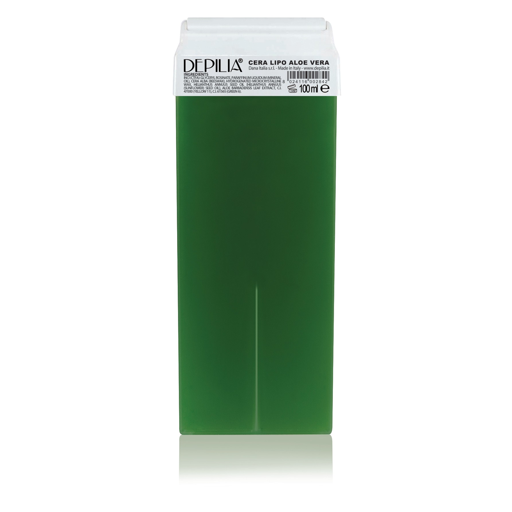 Depilia Roll On Wax Aloe Vera 100ml - Kερί αποτρίχωσης σε ρολέτα με άρωμα αλόης 240025-0