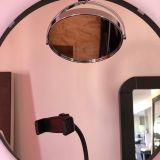 Ring Lamp Ring Light 18'' λευκό - 45W LED με ρυθμιζόμενο μαύρο τρίποδο + καθρέπτη 201018-23108