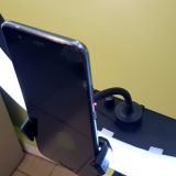 Ring Lamp Ring Light 18'' λευκό - 45W LED με ρυθμιζόμενο μαύρο τρίποδο + καθρέπτη 201018-23074