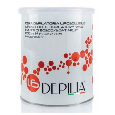DEPILIA DEPILATORY WAX FRUTTI DI BOSCO/SOFT FRUIT 800ML  κωδ. 800225-1,1