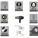 JRL Phantom 3400b Επαγγελματικό πιστολάκι 1900w 903200-23032