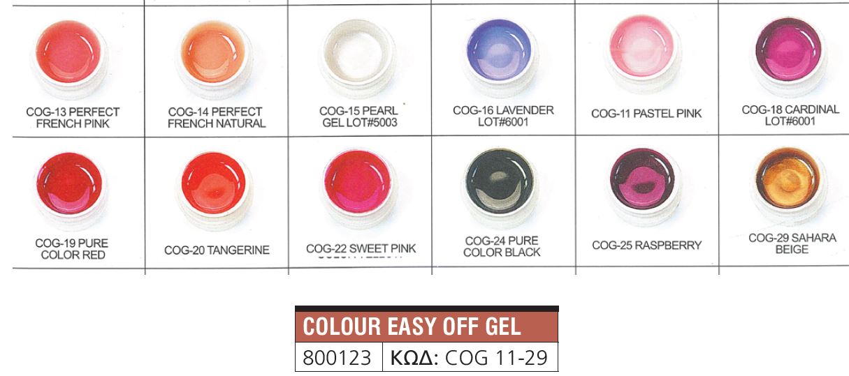 Colour Easy off gel 800123-0