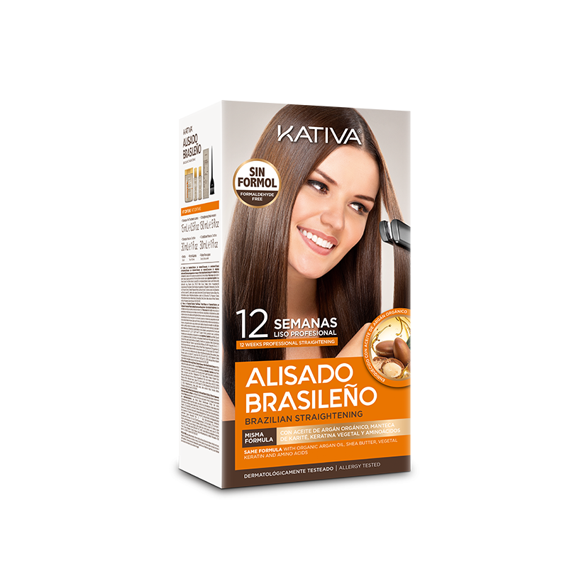 Kativa Alisado Brasileno Kit - (ολοκληρωμένο πακέτο βραζιλιάνικης θεραπείας κερατίνης) 003781-0
